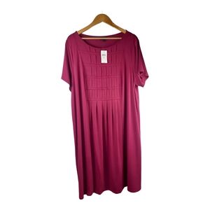 New J Jill Maxi Dress Women’s Plus Size 2X Fuschia Wearever